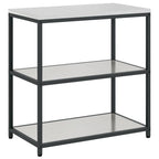 vidaXL Aufbewahrungsset für die Küche HATTEM 3 pcs Silber Edelstahl
