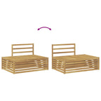 vidaXL Outdoor-Sofagarnitur 3 Stück