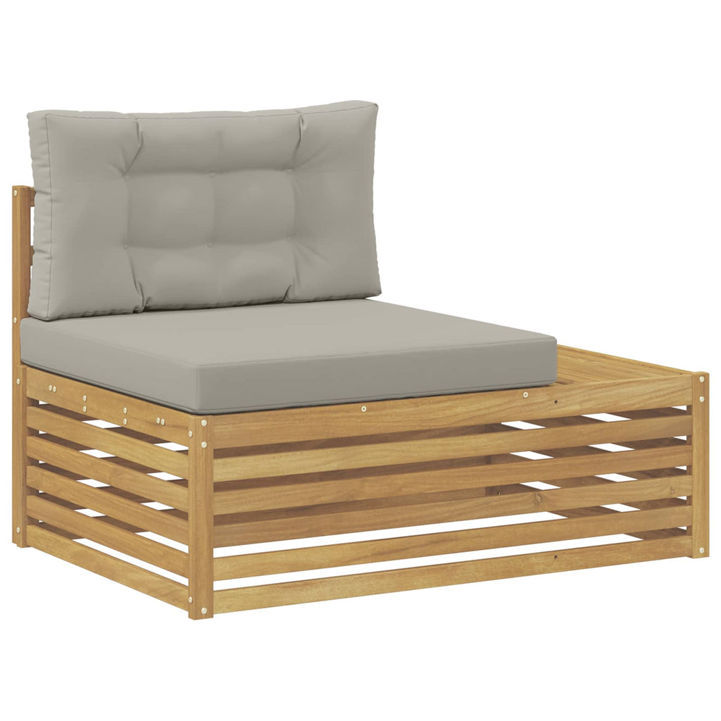 vidaXL 3 Stück Outdoor-Sofagarnitur Polyester Weiß
