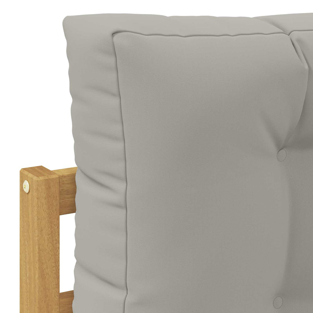 vidaXL 4 Stück Outdoor-Sofagarnitur Polyester Weiß