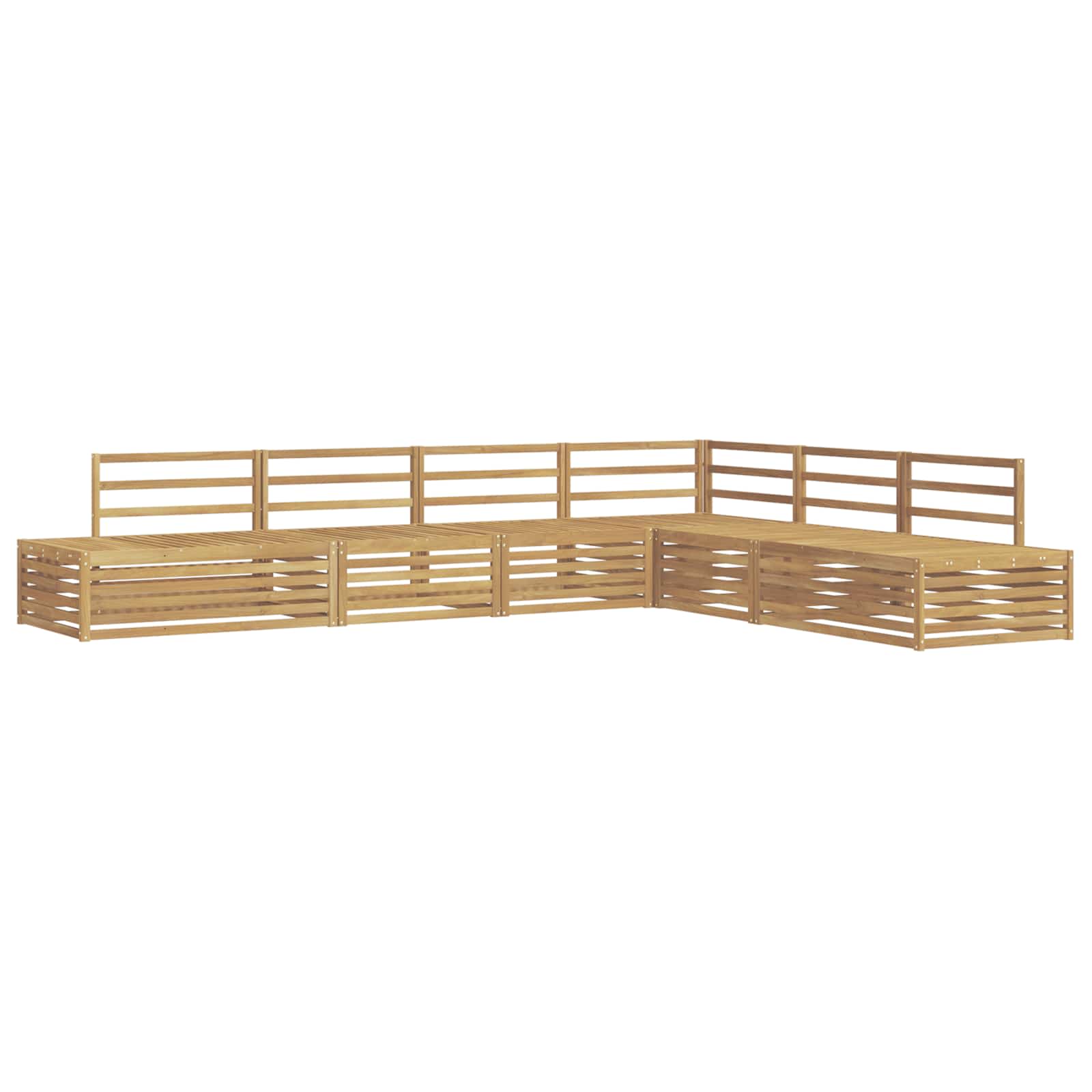 vidaXL Outdoor-Sofagarnitur 7 Stück