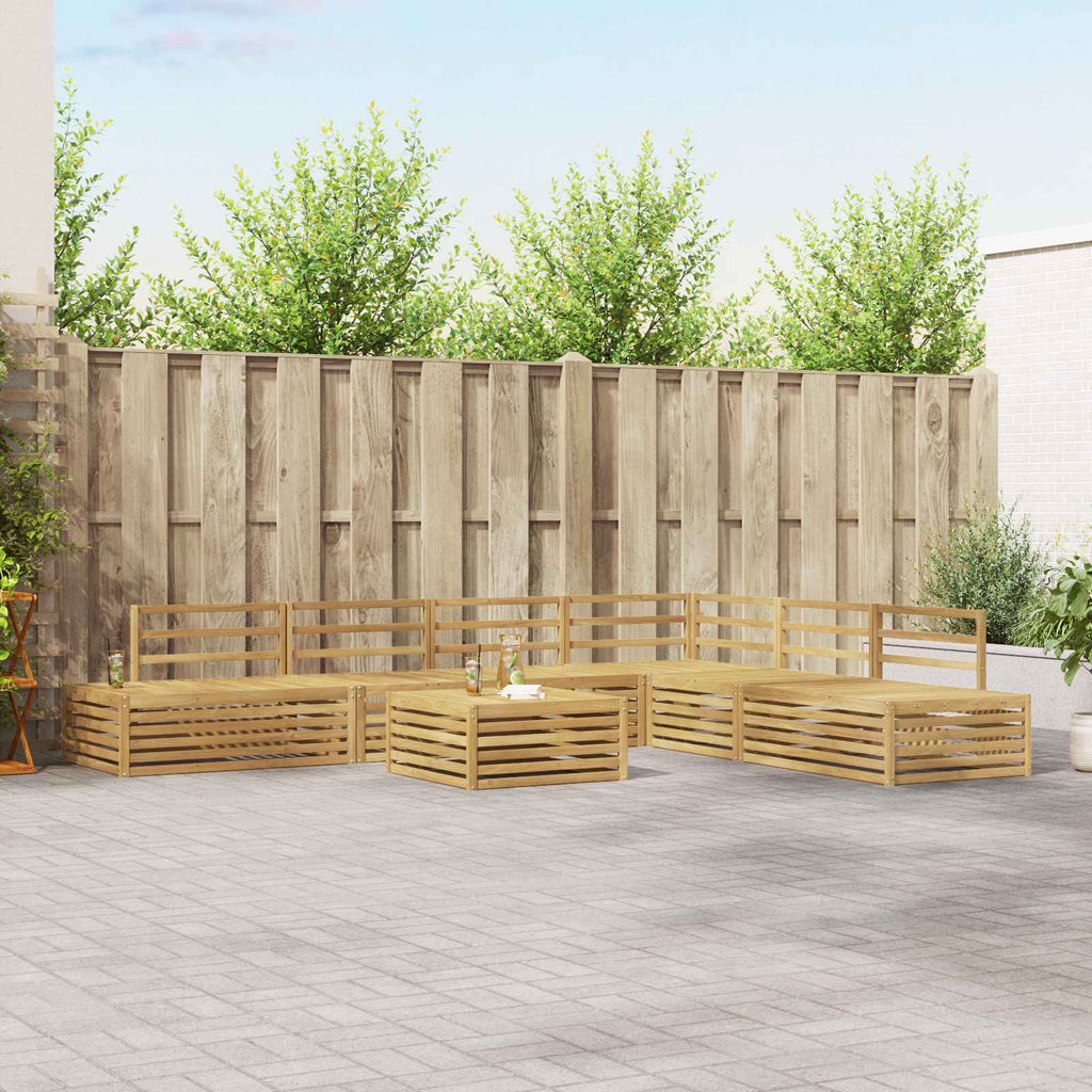 vidaXL Outdoor-Sofagarnitur 8 Stück