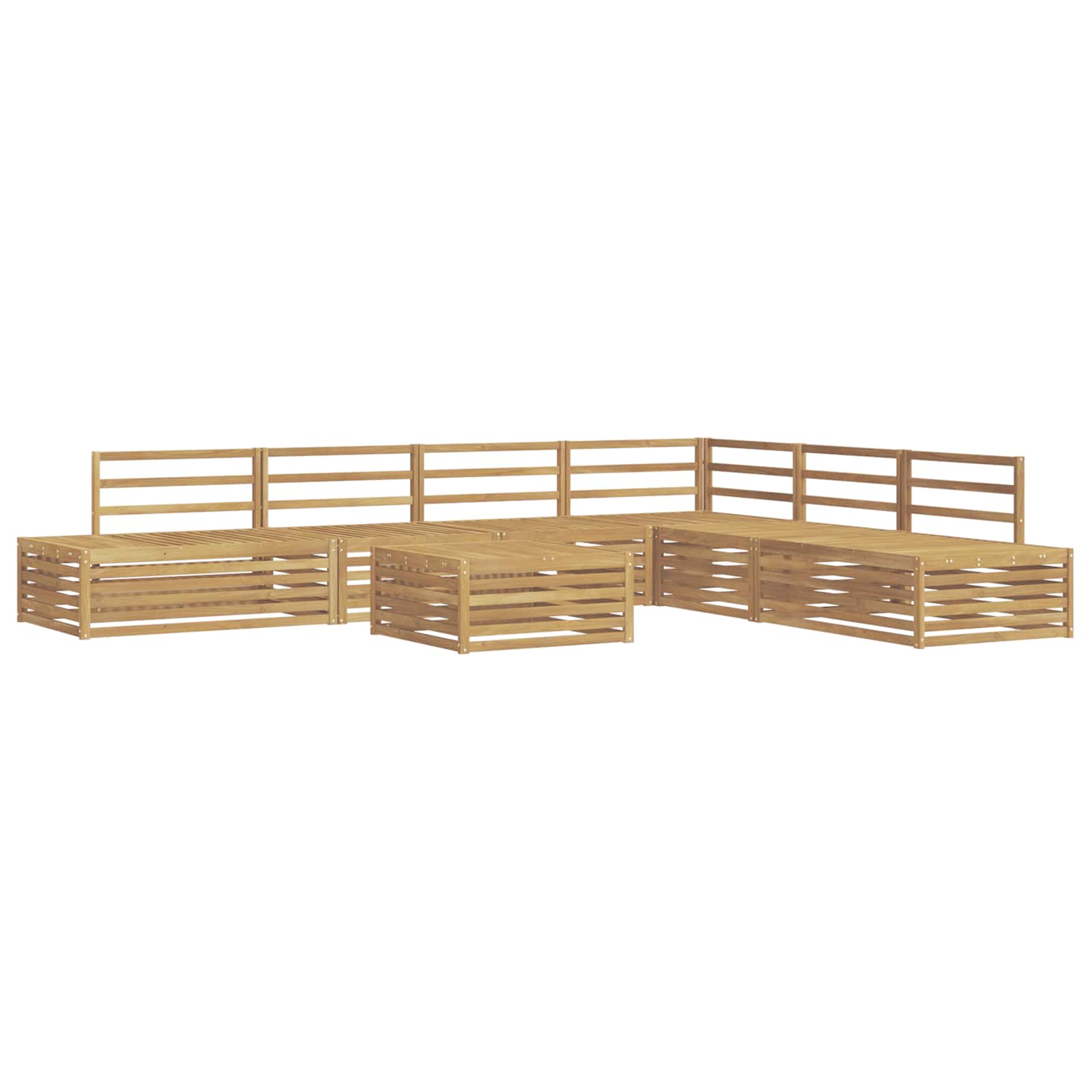 vidaXL Outdoor-Sofagarnitur 8 Stück