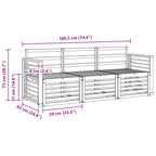 vidaXL Sofagarnituren 3 pcs