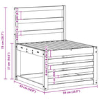 vidaXL Sofagarnituren 3 pcs