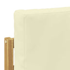 vidaXL Sofagarnituren mit Kissen 4 pcs Weiß und Creme Polyester