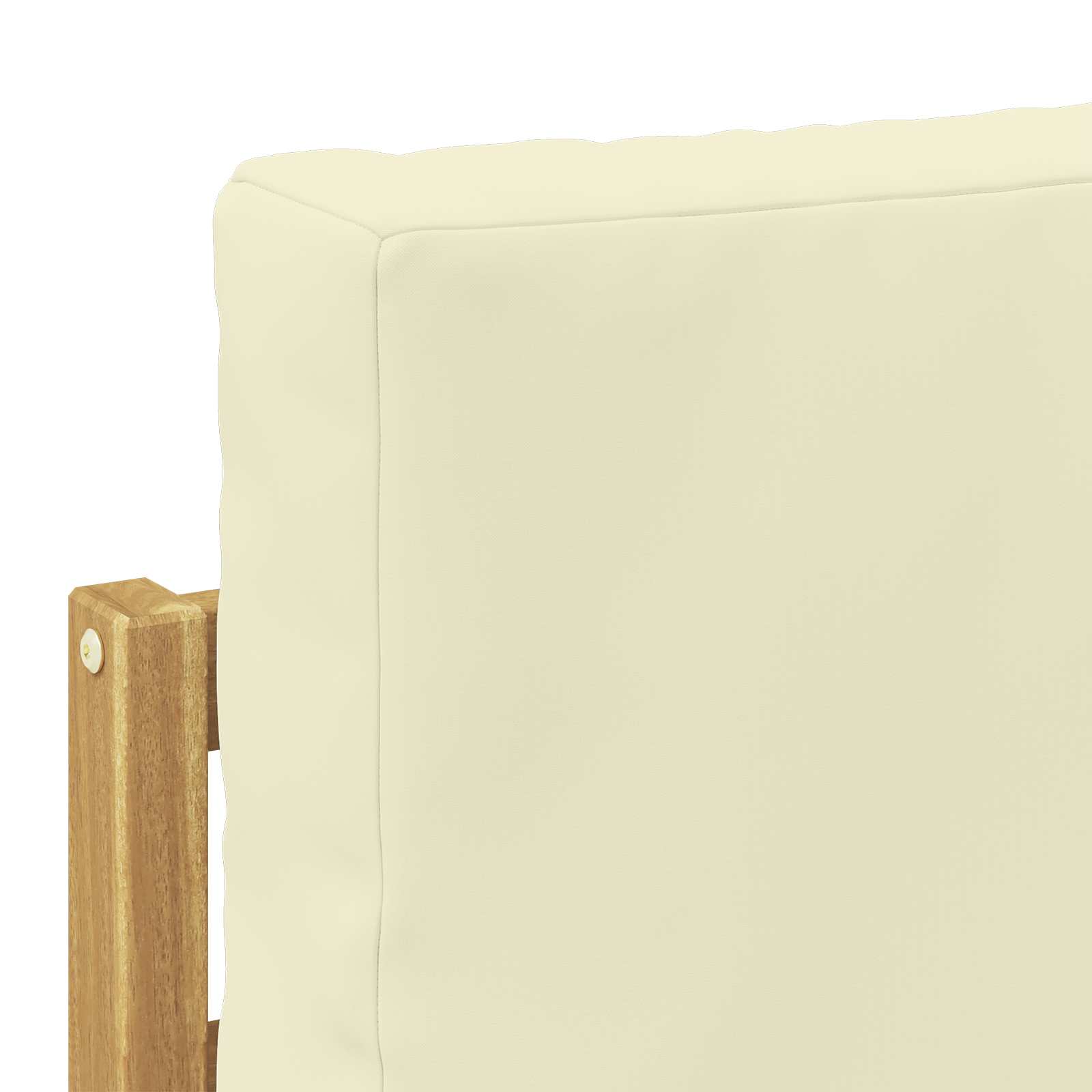 vidaXL Sofagarnituren mit Kissen 4 pcs Weiß und Creme Polyester