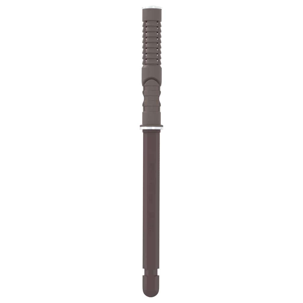 vidaXL Schwebende Regalträger 12 pcs Beige Ø10 x 170 mm Stahl
