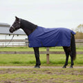 vidaXL Pferdedecke Dunkelgrün und Schwarz 75 cm Polyester