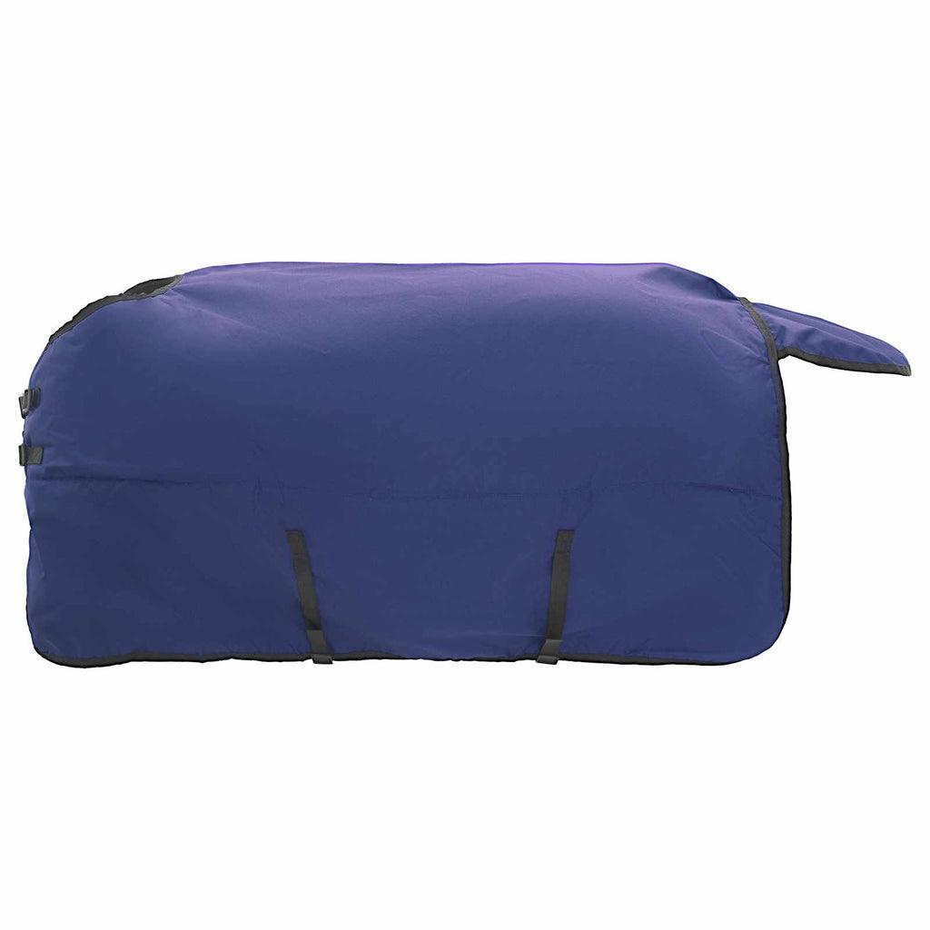 vidaXL Pferdedecke Dunkelgrün und Schwarz 75 cm Polyester