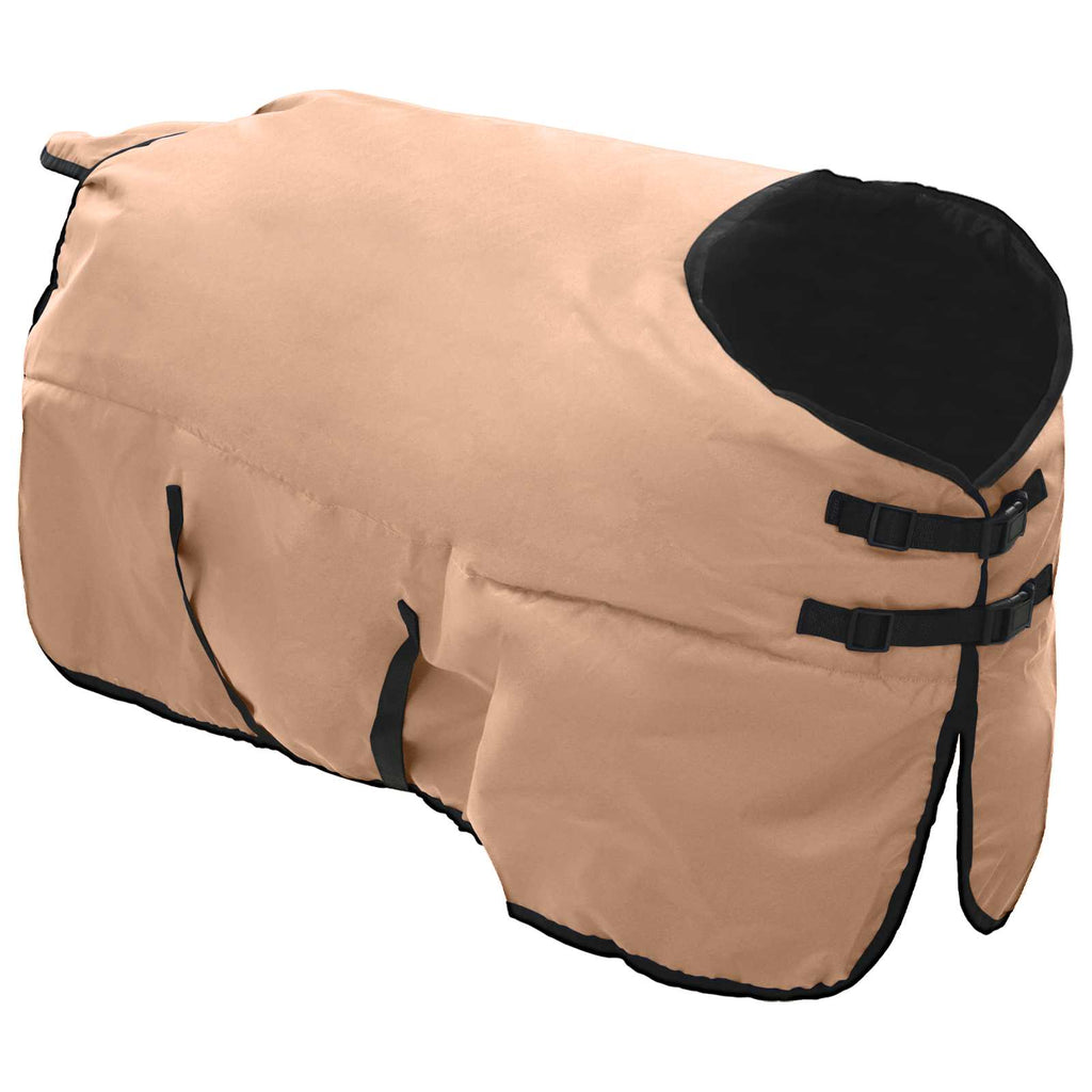 vidaXL Pferdedecke Cappuccino 75 cm Polyester