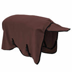 vidaXL Pferdedecke Volles Dunkelbraun 75 cm Polyester
