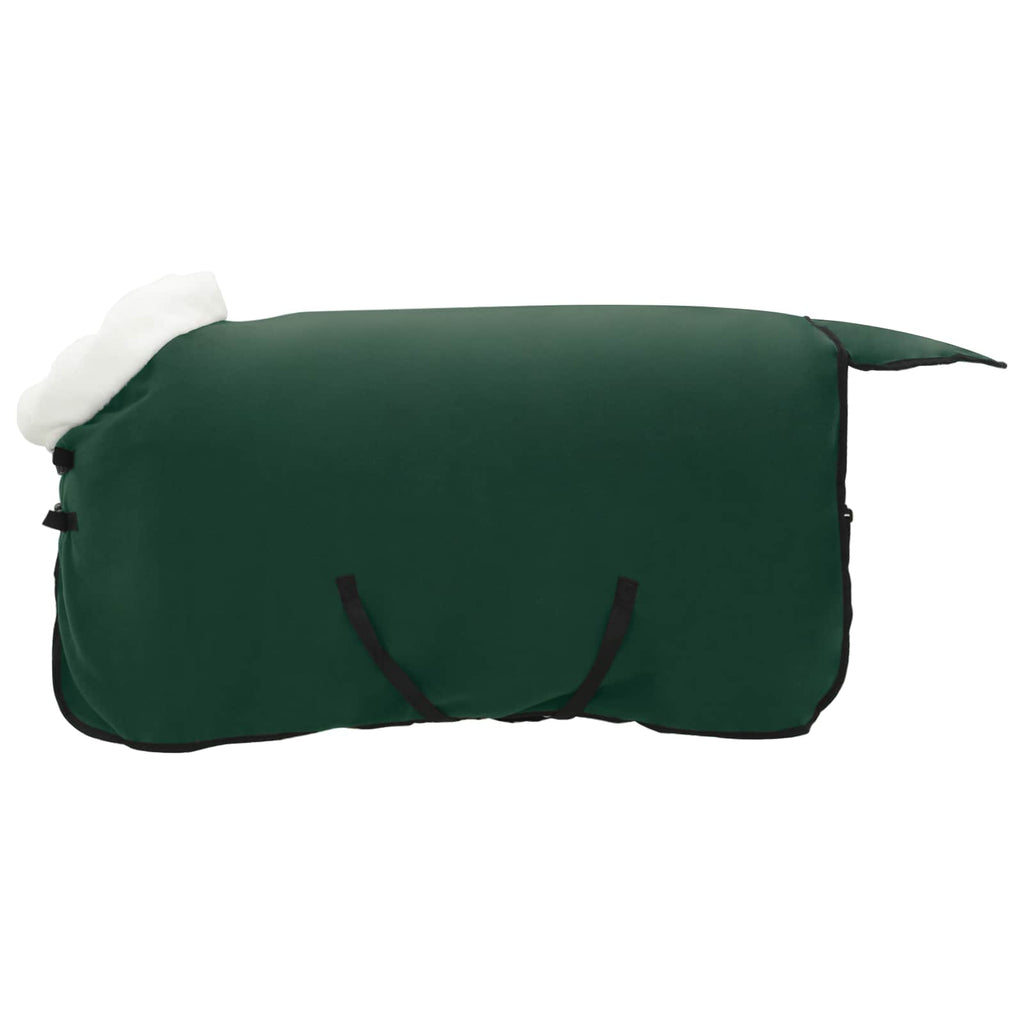 vidaXL Pferdedecke Dunkelgrün 75 cm Polarfleece