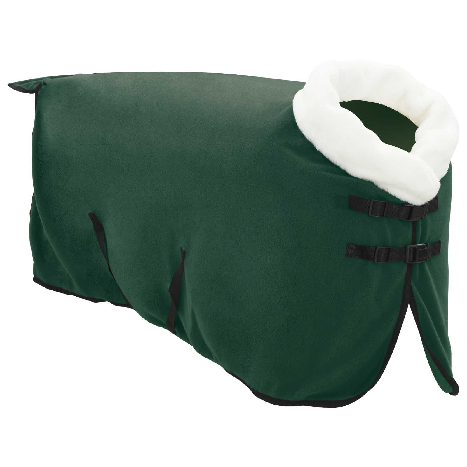 vidaXL Pferdedecke Dunkelgrün 75 cm Polarfleece