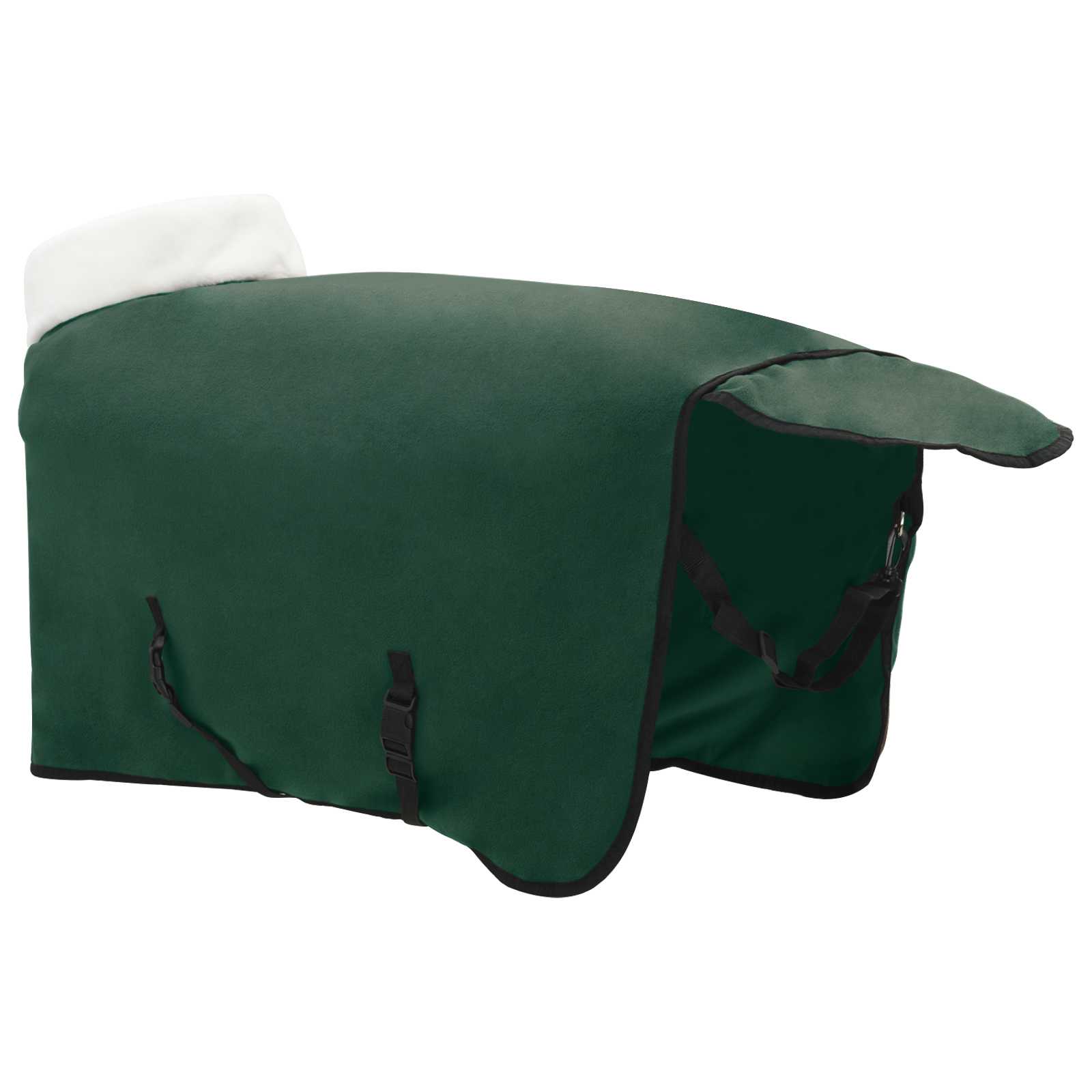 vidaXL Pferdedecke Dunkelgrün 75 cm Polarfleece