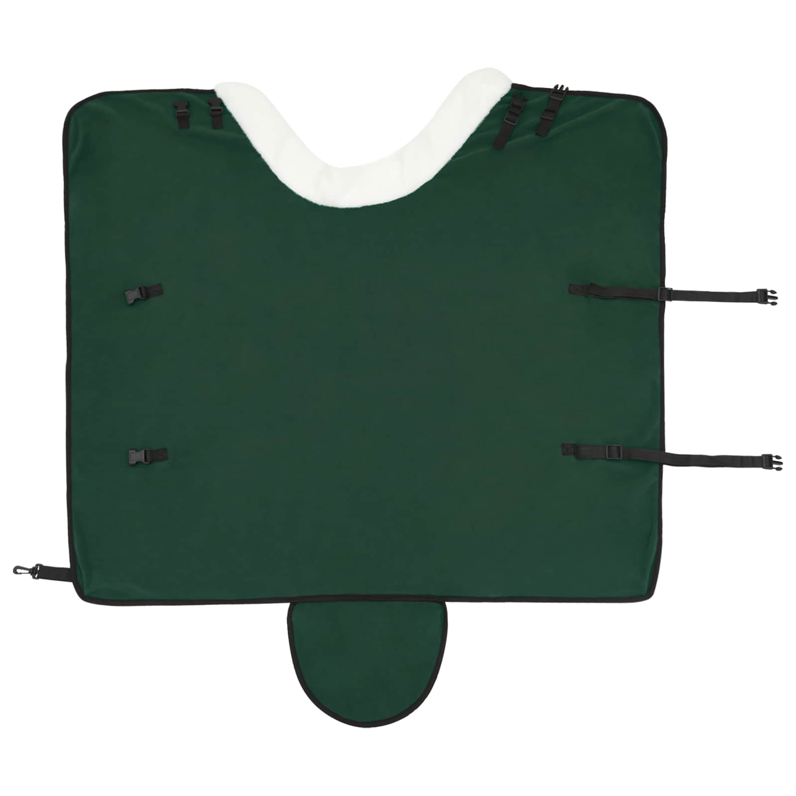vidaXL Pferdedecke Dunkelgrün 75 cm Polarfleece