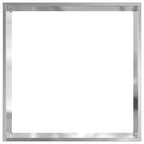 vidaXL Raseneinfassung 6 pcs Silber 40 x 40 x 13 cm Edelstahl