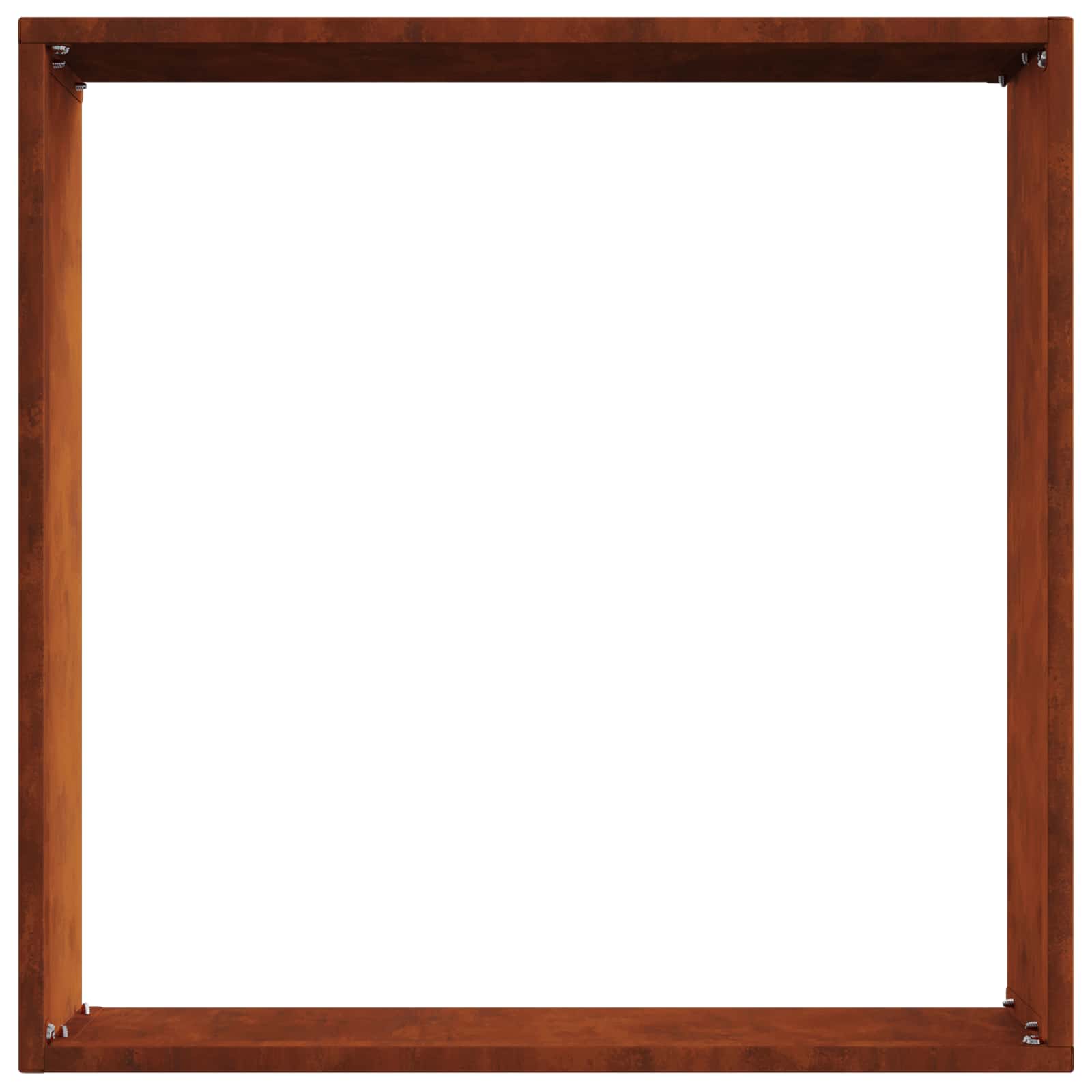 vidaXL Raseneinfassung Rostig 40 x 40 x 13 cm Wetterfeststahl