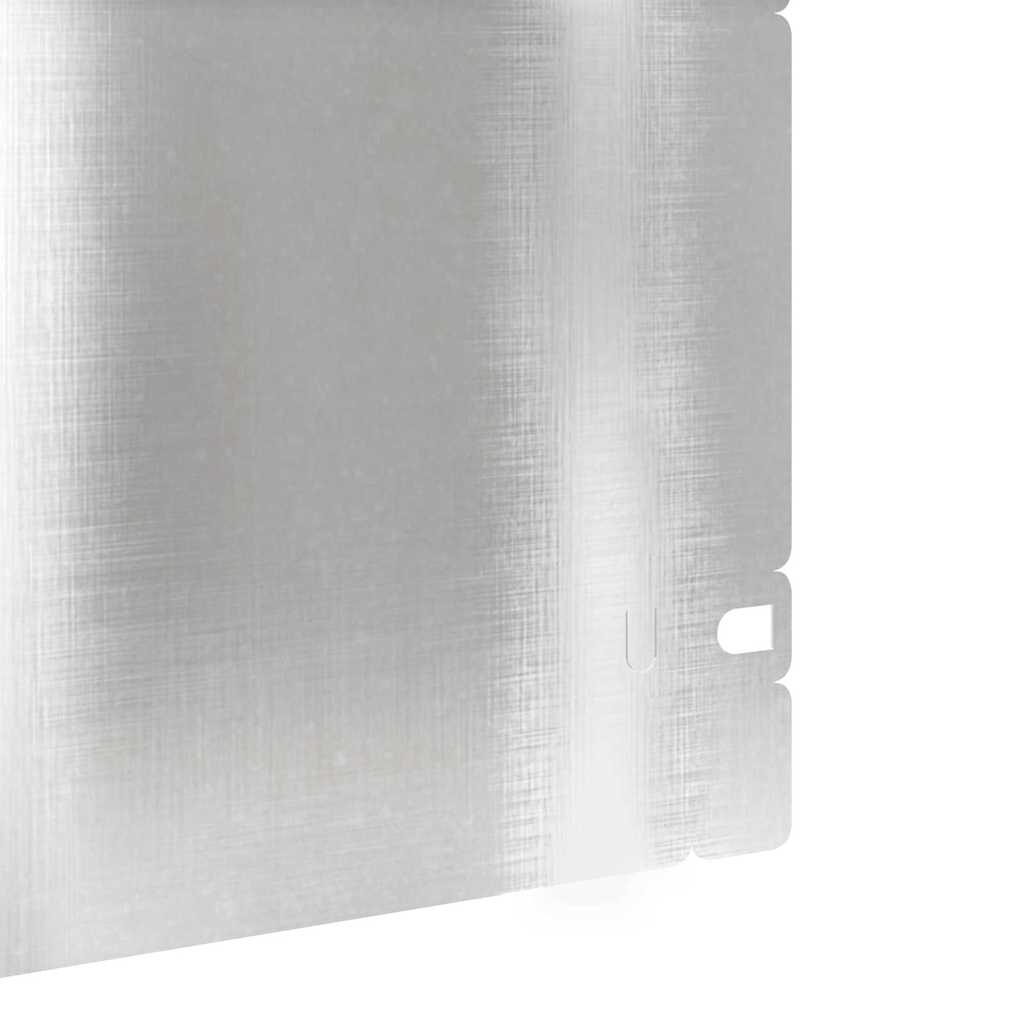 vidaXL Rasenkanten 20 pcs Silber 103 x 0,05 x 22 cm Edelstahl
