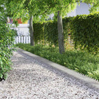 vidaXL Rasenkanten 30 pcs Silber 103 x 0,05 x 22 cm Edelstahl