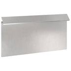 vidaXL Schneckenzaun Silber 50 x 3,5 x 25 cm Edelstahl