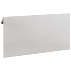vidaXL Schneckenzaun 4 pcs Silber 50 x 3,5 x 25 cm Edelstahl