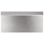 vidaXL Schneckenzaun 4 pcs Silber 50 x 3,5 x 25 cm Edelstahl