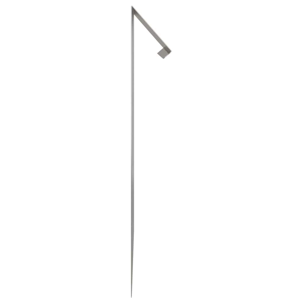 vidaXL Schneckenzaun 4 pcs Silber 50 x 3,5 x 25 cm Edelstahl