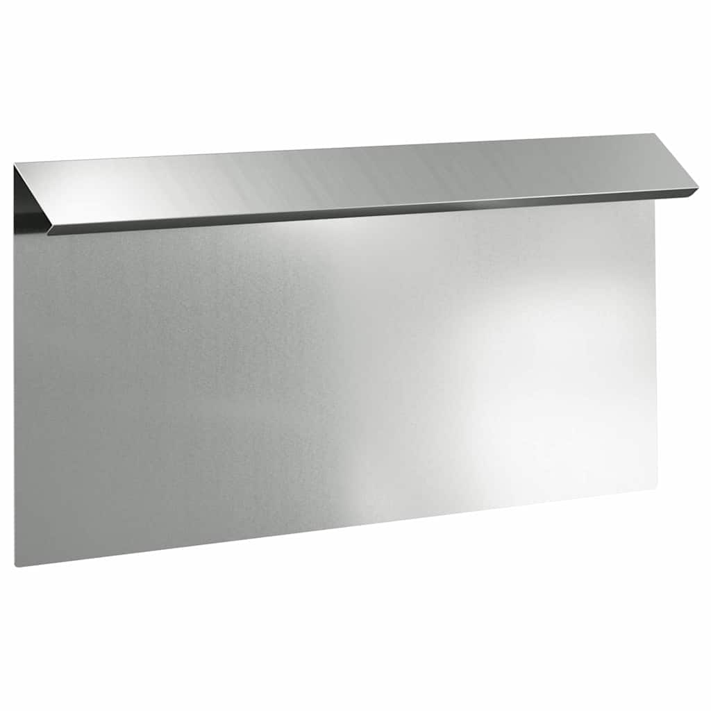 vidaXL Schneckenzaun 16 pcs Silber 50 x 3,5 x 25 cm Verzinkter Stahl