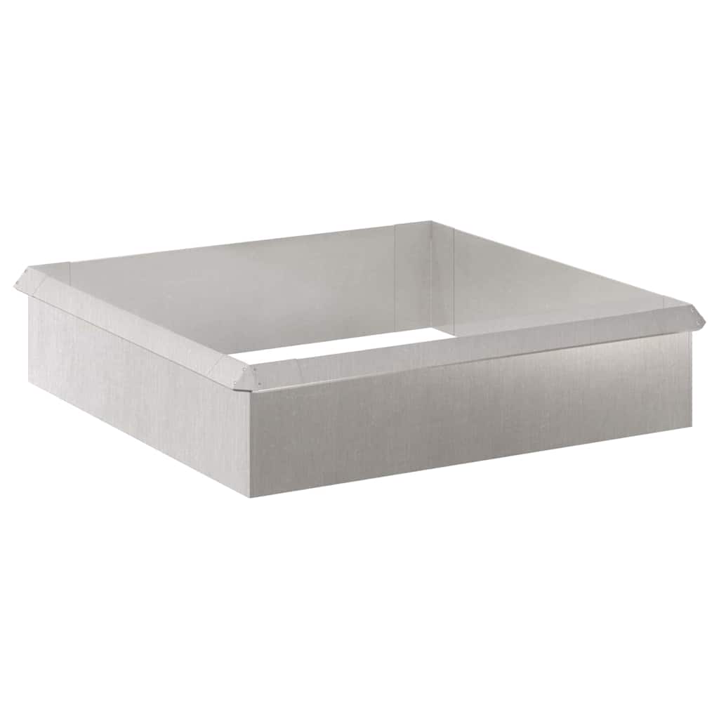 vidaXL Schneckenzauns 8 pcs Silber Edelstahl