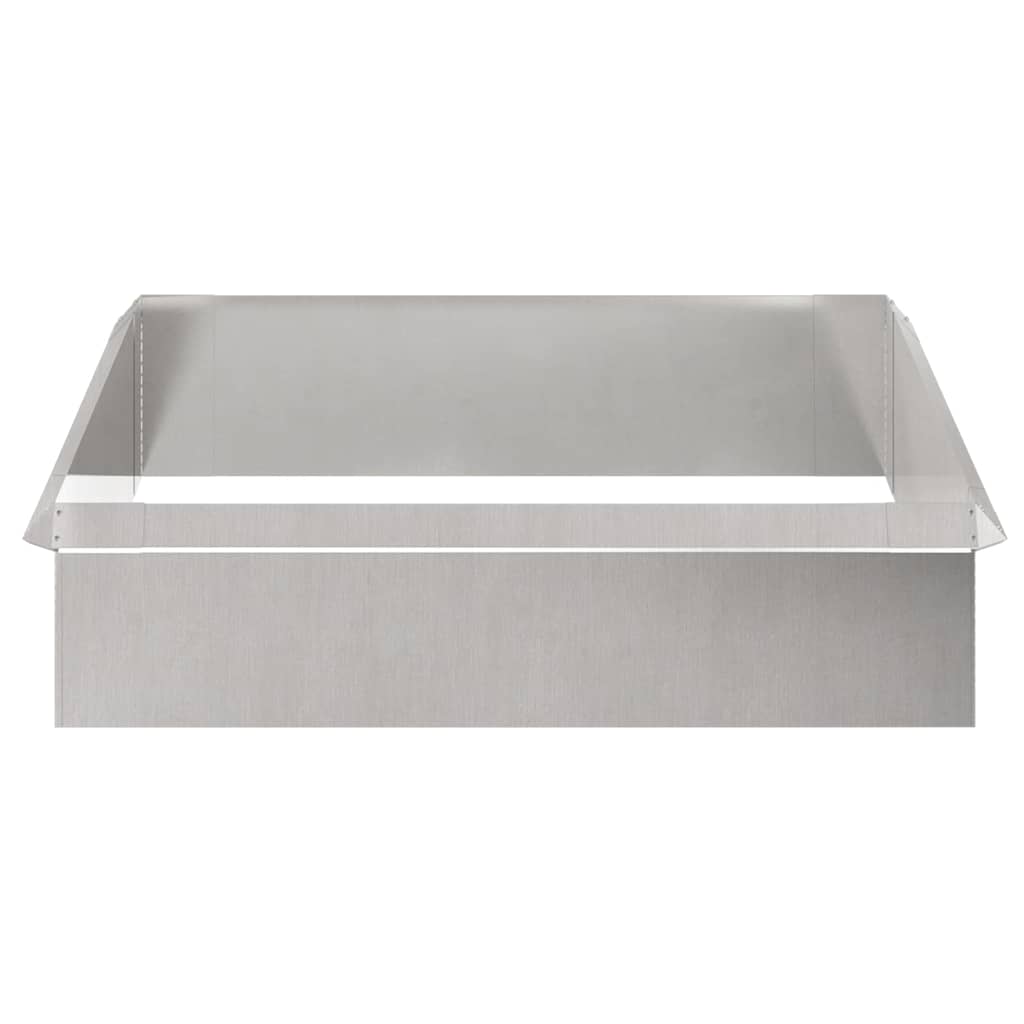 vidaXL Schneckenzauns 8 pcs Silber Edelstahl