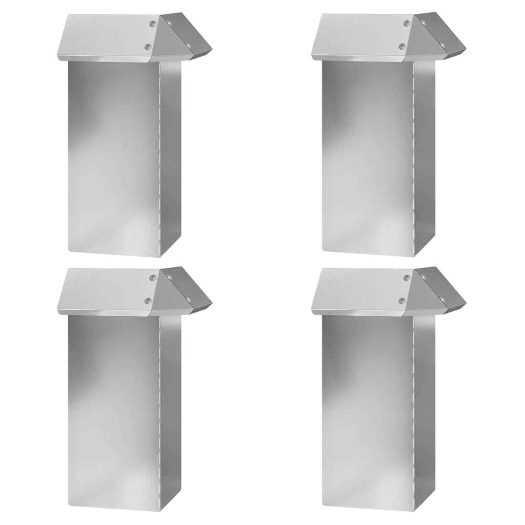 vidaXL Schneckenzauns 8 pcs Silber Verzinkter Stahl
