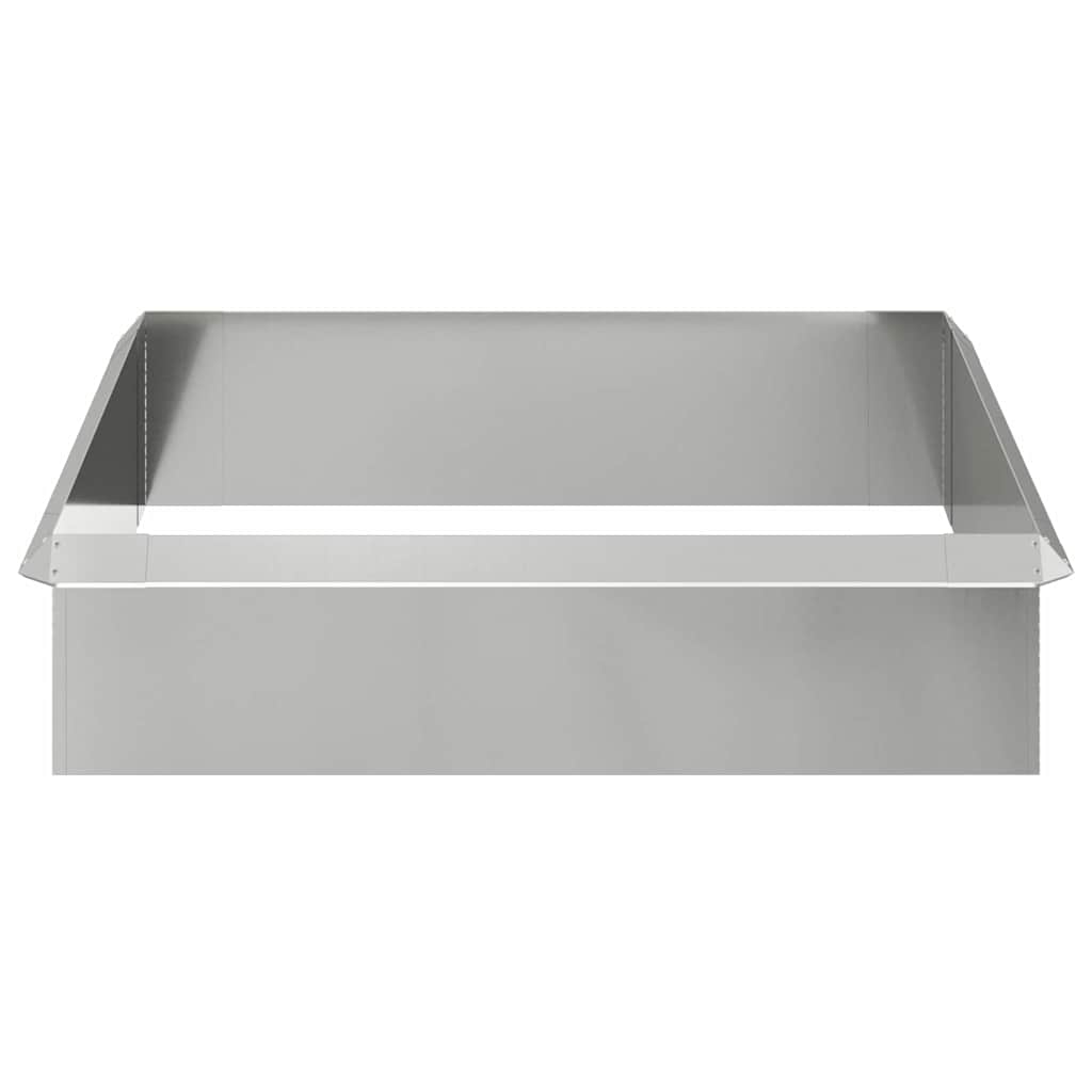 vidaXL Schneckenzauns 8 pcs Silber Verzinkter Stahl