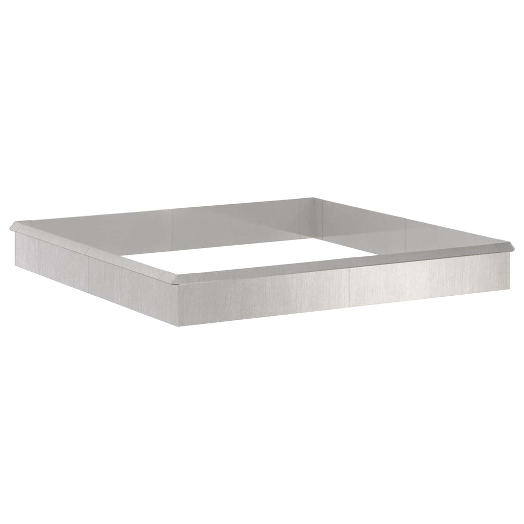 vidaXL Schneckenzauns 12 pcs Silber Edelstahl