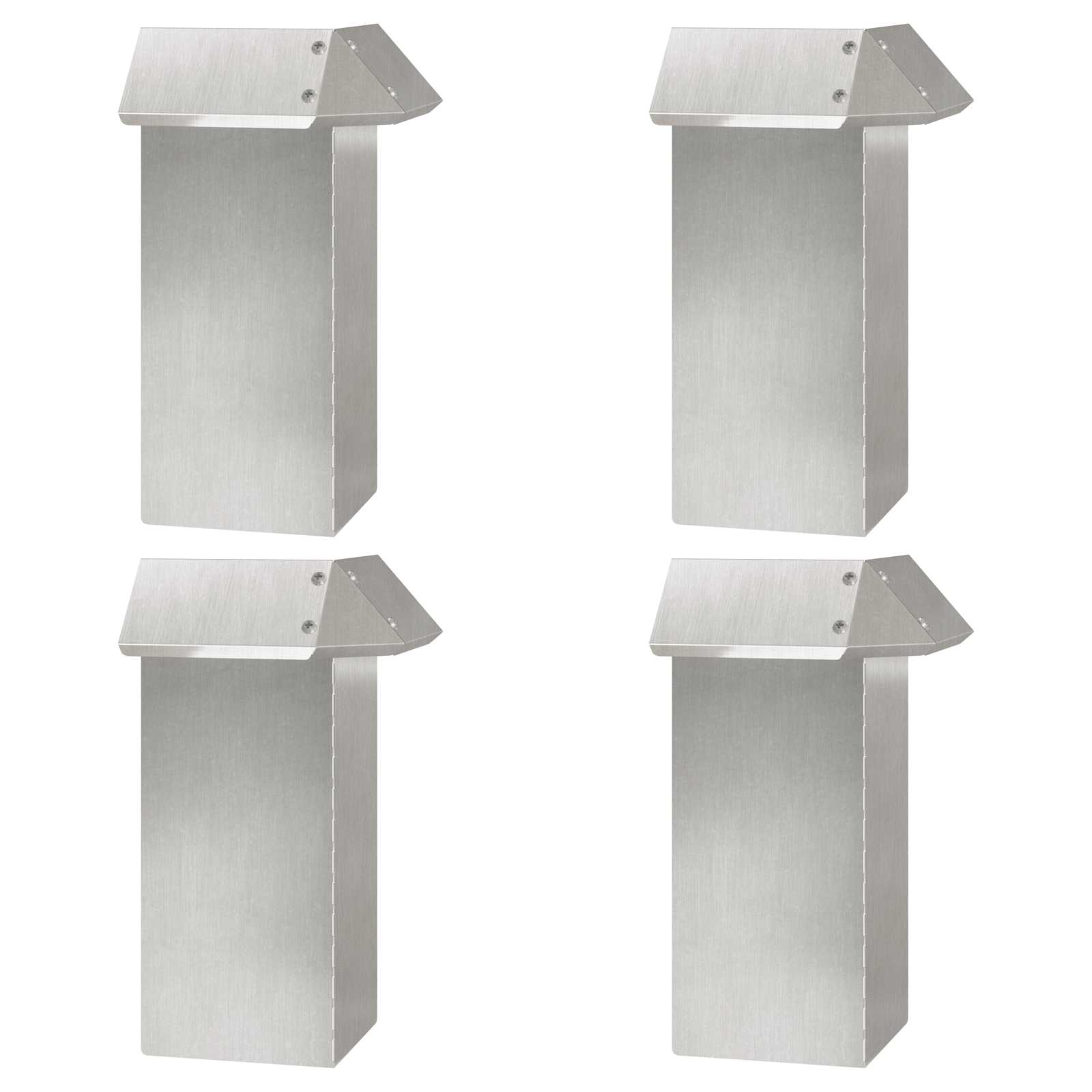 vidaXL Schneckenzauns 12 pcs Silber Edelstahl