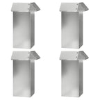 vidaXL Schneckenzauns 12 pcs Silber Verzinkter Stahl