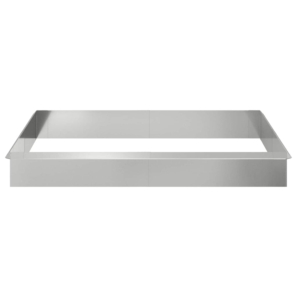 vidaXL Schneckenzauns 12 pcs Silber Verzinkter Stahl