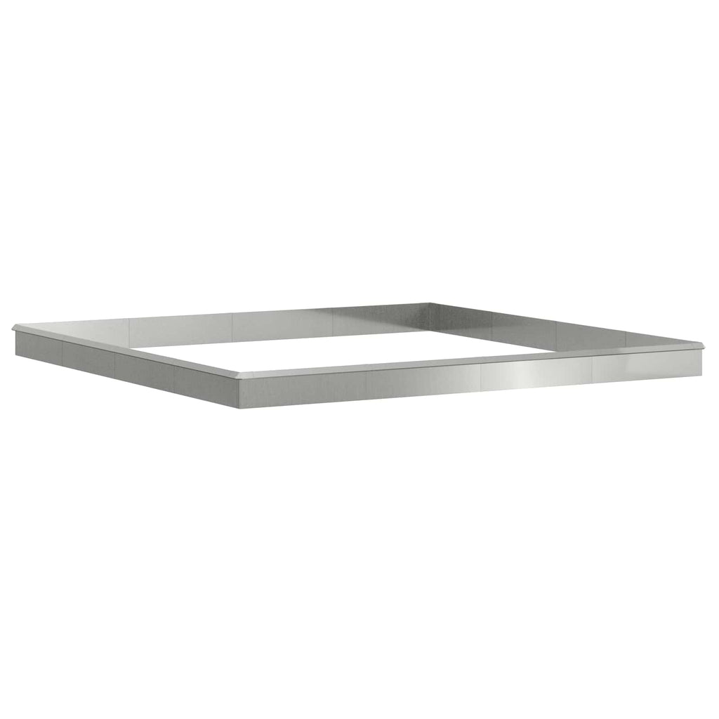 vidaXL Schneckenzauns 20 pcs Silber Verzinkter Stahl