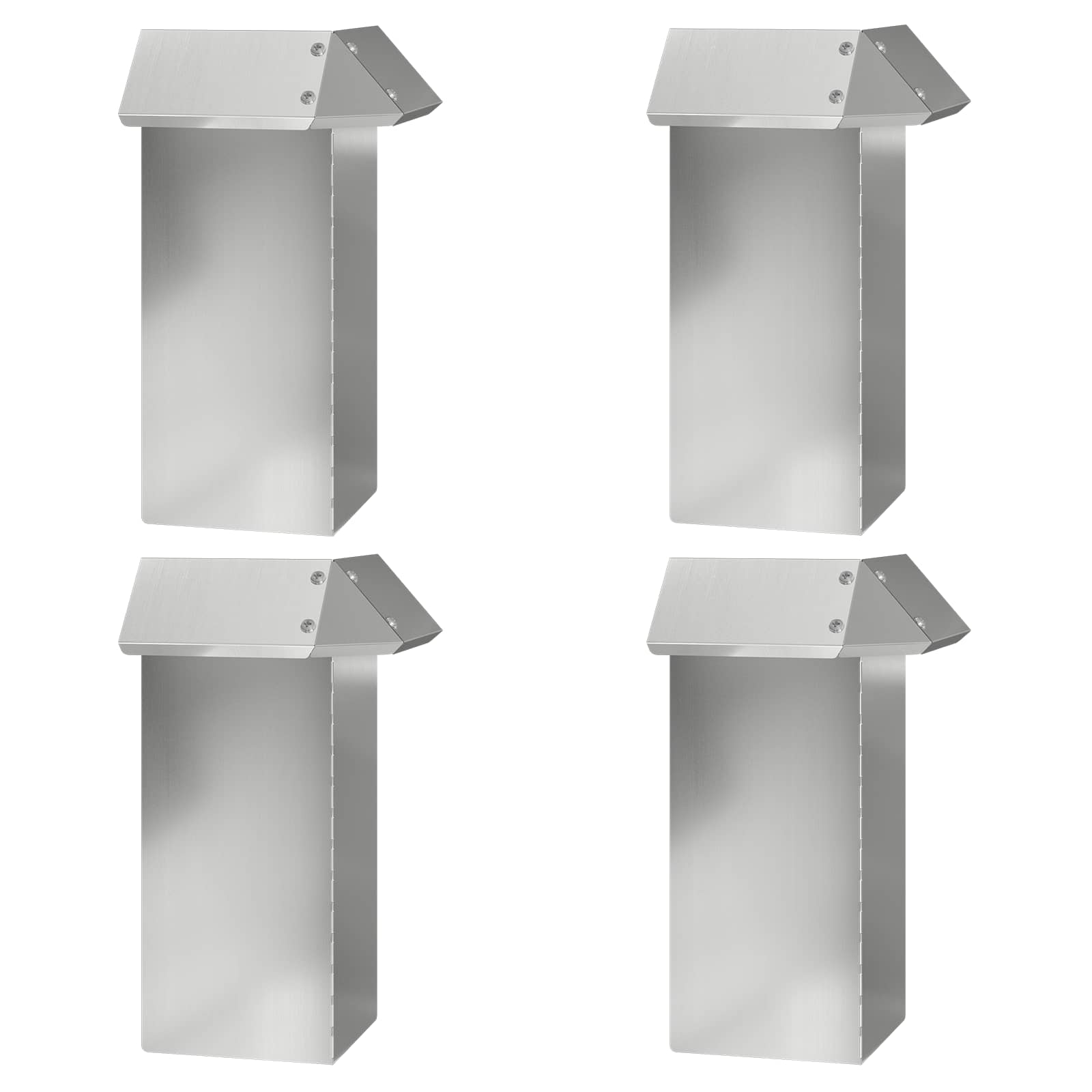 vidaXL Schneckenzauns 20 pcs Silber Verzinkter Stahl
