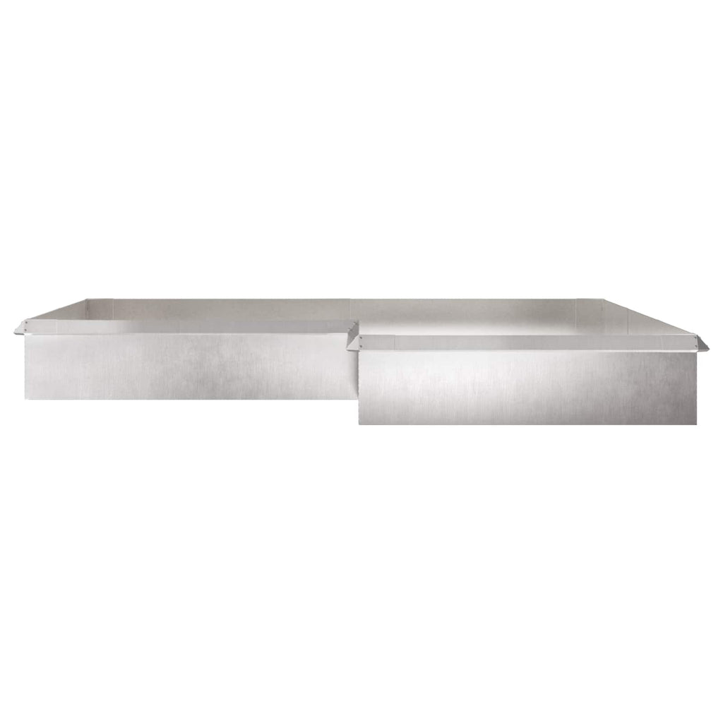 vidaXL Schneckenzauns 16 pcs Silber Edelstahl