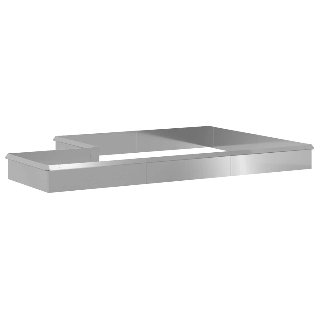 vidaXL Schneckenzauns 16 pcs Silber Verzinkter Stahl