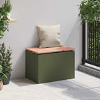 vidaXL Gartenbank Olive Grün 60 x 40 x 43 cm