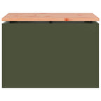 vidaXL Gartenbank Olive Grün 60 x 40 x 43 cm
