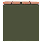 vidaXL Gartenbank Olive Grün 60 x 40 x 43 cm