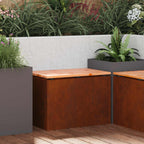 vidaXL Gartenbank Wetterfeststahl 60 x 40 x 43 cm