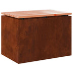 vidaXL Gartenbank Wetterfeststahl 60 x 40 x 43 cm