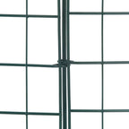 vidaXL Teichzaun Set 8 pcs Grün 50 x 80 cm Stahl