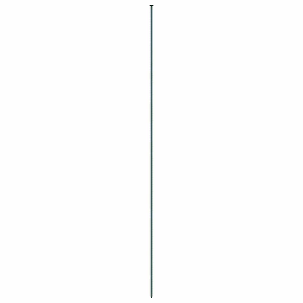 vidaXL Teichzaun Set 8 pcs Grün 50 x 80 cm Stahl