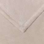 vidaXL Überwurfdecke Beige 130 x 150 cm Fleece