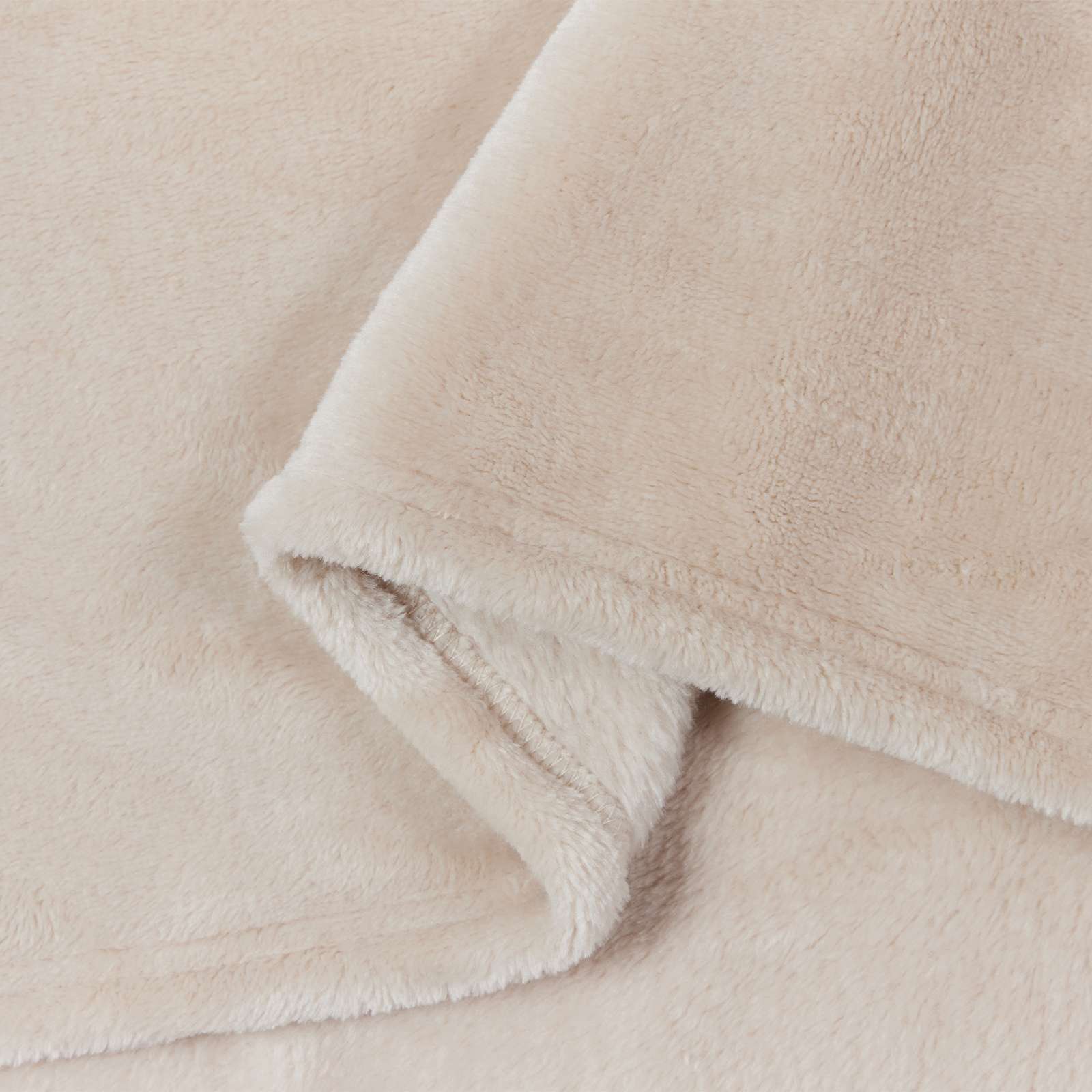 vidaXL Überwurfdecke Beige 130 x 150 cm Fleece